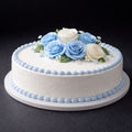 Torte Rosenbouquet Blau